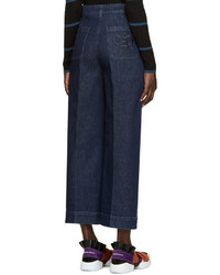 Женские темно-синие джинсы от Emilio Pucci