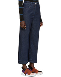 Женские темно-синие джинсы от Emilio Pucci