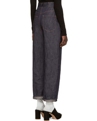 Женские темно-синие джинсы от Enfold