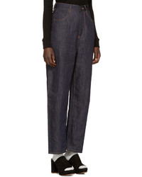 Женские темно-синие джинсы от Enfold