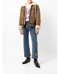 Мужские темно-синие джинсы от Doublet