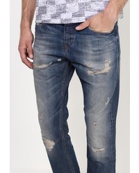 Мужские темно-синие джинсы от Boss Orange