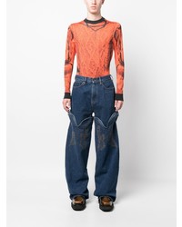 Мужские темно-синие джинсы от Y/Project