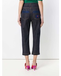 Женские темно-синие джинсы от Fendi