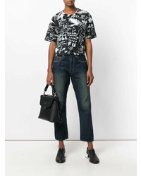 Женские темно-синие джинсы от Junya Watanabe