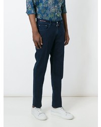 Мужские темно-синие джинсы от Pt05