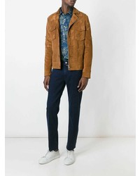 Мужские темно-синие джинсы от Pt05