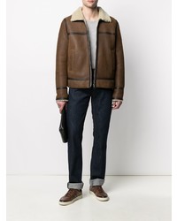 Мужские темно-синие джинсы от Loro Piana