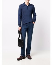 Мужские темно-синие джинсы от Zilli