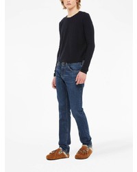 Мужские темно-синие джинсы от Alanui