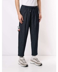 Мужские темно-синие джинсы от Yoshiokubo