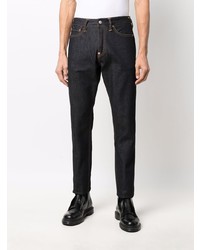 Мужские темно-синие джинсы от Evisu