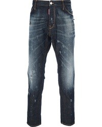 Мужские темно-синие джинсы от DSquared