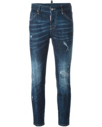 Женские темно-синие джинсы от Dsquared2