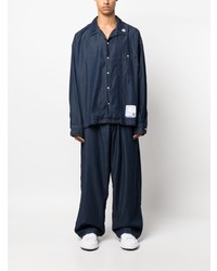 Мужские темно-синие джинсы от Maison Mihara Yasuhiro