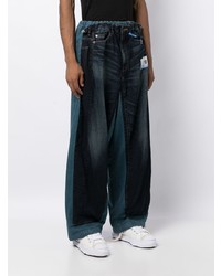 Мужские темно-синие джинсы от Maison Mihara Yasuhiro
