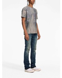 Мужские темно-синие джинсы от purple brand