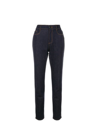 Женские темно-синие джинсы от Fendi