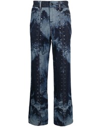 Мужские темно-синие джинсы от Feng Chen Wang