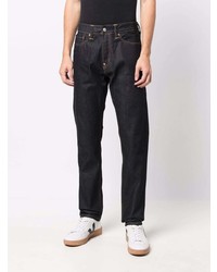 Мужские темно-синие джинсы от Evisu