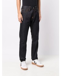 Мужские темно-синие джинсы от Evisu