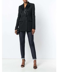 Женские темно-синие джинсы от Versace