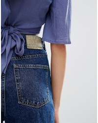 Женские темно-синие джинсы от Pull&Bear