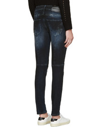 Женские темно-синие джинсы от PIERRE BALMAIN