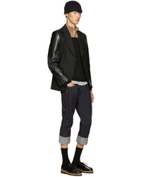 Мужские темно-синие джинсы от Junya Watanabe