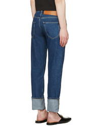 Мужские темно-синие джинсы от Loewe