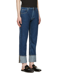 Мужские темно-синие джинсы от Loewe