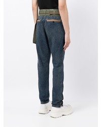 Мужские темно-синие джинсы от Sacai