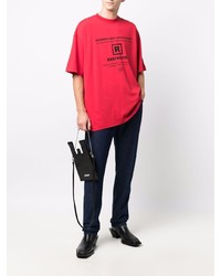 Мужские темно-синие джинсы от Raf Simons