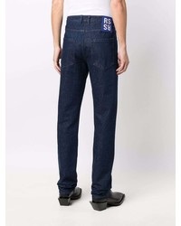 Мужские темно-синие джинсы от Raf Simons