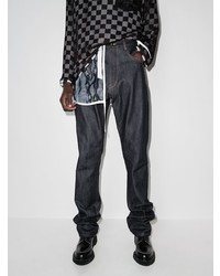 Мужские темно-синие джинсы от Sulvam