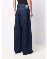 Мужские темно-синие джинсы от Raf Simons