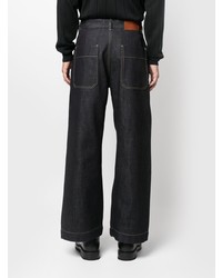 Мужские темно-синие джинсы от Studio Nicholson