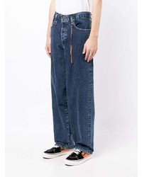 Мужские темно-синие джинсы от Mastermind Japan