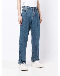 Мужские темно-синие джинсы от Feng Chen Wang