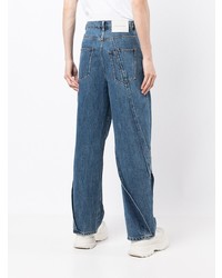 Мужские темно-синие джинсы от Feng Chen Wang