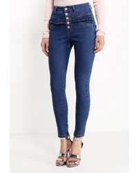 Женские темно-синие джинсы от LOST INK