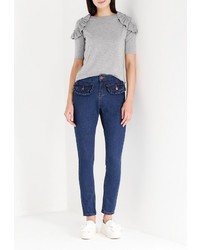 Женские темно-синие джинсы от LOST INK