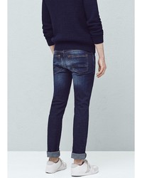 Мужские темно-синие джинсы от Mango Man