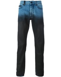 Мужские темно-синие джинсы от Marcelo Burlon County of Milan