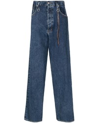 Мужские темно-синие джинсы от Mastermind Japan