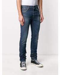 Мужские темно-синие джинсы от Alanui