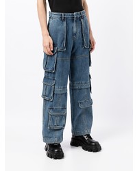 Мужские темно-синие джинсы от Juun.J