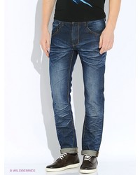 Мужские темно-синие джинсы от Oodji