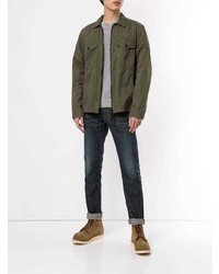 Мужские темно-синие джинсы от VISVIM