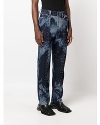 Мужские темно-синие джинсы от Feng Chen Wang